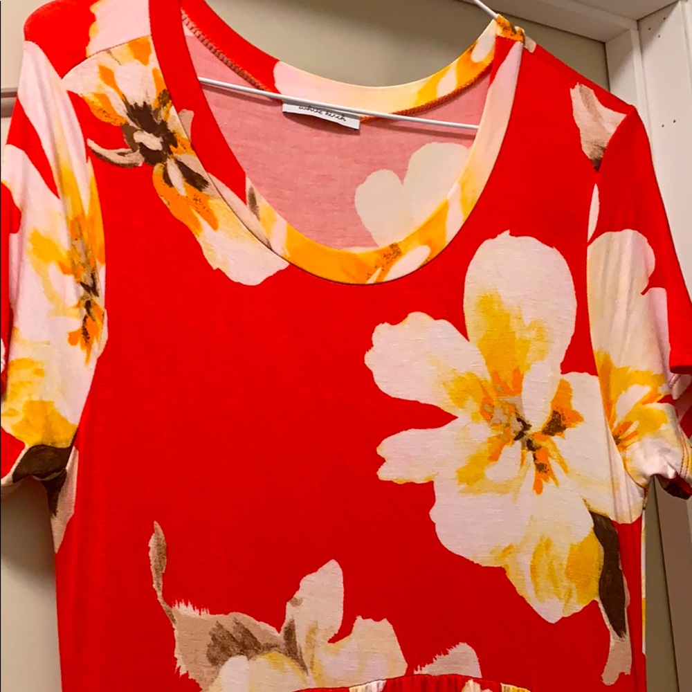 Maxi dress with pockets